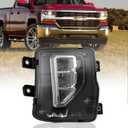 GM25923315 Front Bumper Fog Halogen Light Right Passenger Side Enhance visibility for 2016 2017 2018 CHEVROLET SILVERADO 84000614