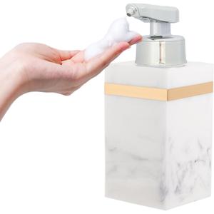 Automatic Soap Dispenser, Touchless Smart Foam Soap Dispenser for Kitchen and Bathroom, USB Rechargeable, 7.6oz/225ml, Hands-Free Dish & Hand Soap Dispenser