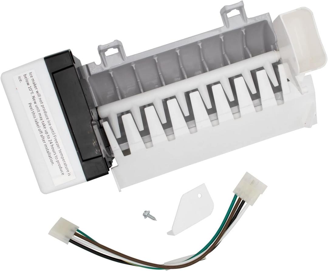 Supplying Demand 2198597 W10190960 Refrigerator Freezer 8 Cube Ice Maker Assembly Replacement Works With W10757851 Control Board Model Specific Not Universal