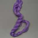 Getgal 28 Inch Purple Braiding Hair Ponytail 120G Pre Styled Braid Hair Professional Purple Hair Extensions Ponytail Synthetic Costume Cosplay Braids Hair (28 Inch)