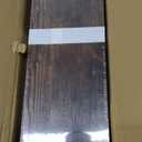 upsimples Floating Shelves for Wall, Wall Shelves for Decor Storage Set of 6, Wall Mounted Wood Shelf for Bedroom, Living Room, Bathroom, Kitchen, Picture Ledge Shelf, Brown (15.7in)