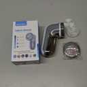 BEAUTURAL Fabric Shaver and Lint Remover, Sweater Defuzzer with 2-Speeds, 2 Replaceable Stainless Steel Blades, Battery Operated, Remove Clothes Fuzz, Lint Balls, Pills, Bobbles Gray