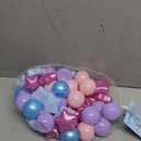 STARBOLO Ball Pit Balls - 100pcs Crush Proof Plastic Children's Toy Balls Macaron Bear Ocean Balls for Birthday Parties Games Pool (Mermaid Color)