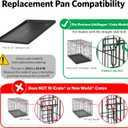 LifeStages by MidWest 30-Inch Replacement Pan, 29.625 x 20.875 x 1 Inches