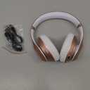 Wireless Bluetooth Headphones Over Ear 65H Playtime HiFi Stereo Headset with Microphone and 6EQ Modes Foldable Bluetooth V5.3 Headphones for Travel Smartphone Computer Laptop Rose Gold