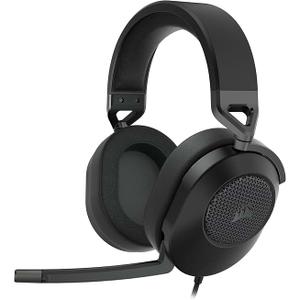 Corsair HS65 Surround Multiplatform Wired Gaming Headset – Dolby Atmos – SonarWorks SoundID – iCUE Compatible – PC, Mac, PS5, PS4, Xbox, Nintendo Switch, Mobile – Carbon