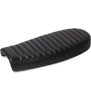 0164 Motorcycle Brat Cafe Racer Vintage Saddle Seat Black (subframe modification is required)