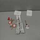 EAMBRITE Lighted Birch Tree with Christmas Ornaments, 2 Pack Small Christmas Trees with Led Lights, White Twinkling Tree Decorations Tabletop Centerpieces for Home Table Bedroom Indoor Decor (22inch)