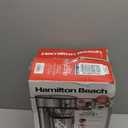 Hamilton Beach The Scoop Single Serve Coffee Maker & Fast Grounds Brewer, Brews in Minutes, 8-14oz. Cups, Stainless Steel