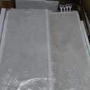 Furnulem White Tall Dresser for Bedroom,Vertical Storage Tower Unit and End Table with 6 Fabric Drawers, Nightstand Furniture with Drawer Organizer in Living Room,Closet,Entryway,Hallyway