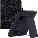 BOZHUORUI Stand Case for 6.8" Kindle Paperwhite 11th Generation - 2021 & Paperwhite Signature Edition e-Reader - PU Leather Sleeve Cover with Hand Strap/Auto Wake/Sleep, Constellation