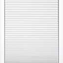 DEZ FURNISHINGS Cordless 1.5" Blackout Cellular Shade, White, 34" W x 60" H