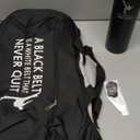 Layhit 3 Pcs Karate Gifts for Boys Taekwondo Karate Bag Martial Arts Duffel Bag 24 oz Stainless Steel Water Bottle Keychain for Kids Adults Taekwondo Lover Gifts