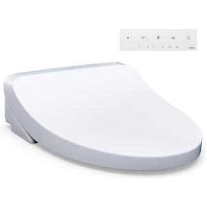 TOTO WASHLET KS5 Electronic Bidet Toilet Seat with Instantaneous Water Heating, Self-Cleaning Wand and Heated Seat, Elongated, Cotton White - SW3216#01