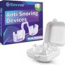 Anti Snoring Devices, Snore Stopper for Effective Snoring Solution, Increases Airflow, Individually Packaged, Reusable - 4 Pack