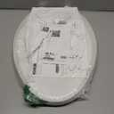 KOHLER K-4636-0 Cachet Elongated, Grip-Tight Bumpers, Quiet-Close Release Hinges, Quick-Attach Hardware, No Slam Toilet Seat, White