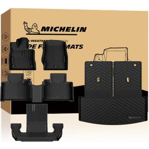 Michelin Vehicle Mats for 2022-2026 Ford Explorer 6 Seats Captain Chairs