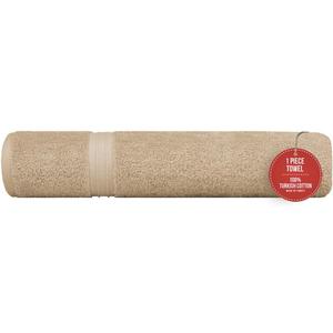 100% Cotton Bath Sheet - Cozy & Fluffy, Oversized (35"x70") Thick, Cute and Boho Perfect as, Extra Large Bathroom Towels, Shower Towel - Beige