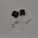 Domiella 2 Pack Luggage Replacement Wheels, Universal Suitcase Swivel Caster Wheels, Rubber Suitcase Trolley Repair Kit, OD 55 mm