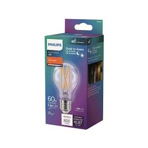 Philips 60W Equivalent Soft White A19 Medium Dusk to Dawn LED Light Bulb
