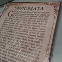 Wallpicss Desiderata Poem Framed Wall Art Canvas Painting Inspirational Quote Posters Vintage Prints Desiderata Wall Art Poetry Poster Office Decor 16x24 inches
