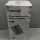 Linenspa Memory Foam Mattress Topper, Full Size - 2 Inch Gel Infused Memory Foam - Plush Feel - Cooling and Pressure Relieving - CertiPUR Certified