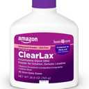 Amazon Basic Care ClearLax Polyethylene Glycol 3350 Powder for Solution, Osmotic Laxative, Relieves Occasional Constipation, Unflavored, 1.68 pound (Pack of 1)