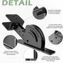 4Pack Patio Roof Riser Adjustable & Anchored Angle Pergola Roof Riser Heavy Duty Stainless Steel Roof Mount Brackets Support for 2x4/2x2 Lumber