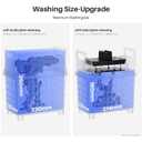 ELEGOO Mercury Plus V3.0 Wash and Cure Station, 7.5 L Large Capacity, Compatible with Mars Saturn Photon Halot MSLA LCD DLP 3D Printers, Washing Size of 9.05"5.3110.24