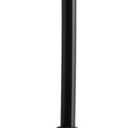 Casabella Toilet Plunger and Hideaway Caddy Combo for Bathrooms, 2-Piece Heavy-Duty Toilet Plunger and Holder Set, Black