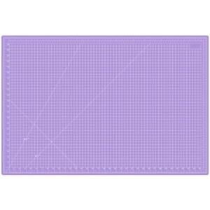 AMASEWART 24"x36" Self Healing Cutting Mat, Sewing Mat for Crafts, Double Sided 5-Ply Table Cutting Board for Fabric Quilting Leather Modeling Hobby Project, Purple