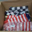 12x18 Inch American Flags on Stick - Patriotic American Flags for Outside, USA Stick Flag Perfect for Independence Day, Memorial Day, 4th of July Decorations (24)