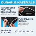 Outdoor TV Cover 55 Inch Weatherproof and Waterproof | TV Cover for Outside 55 | Outdoor TV Enclosure | Smart Shield TV Screen Protector for Outside TV | TV Display Protectors