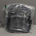 BTOOP Clear Mini Backpack for Stadium Events 12x12x6 Small Transparent Backpacks Plastic See Through Clear Bag for Concerts Work Festival Security Travel