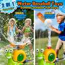 Snail T-Ball Water Sprinkler  Summer Backyard & Lawn Toys, Great for Kids Ages 3-8, Birthday Party & Pool Play