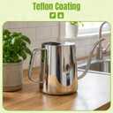 34oz/1000ml Watering Can Indoor Plants with Long Spout, Plant Watering Can for Ergonomic Handle, Rust-Resistant & Durable 304 Stainless Steel, Office & Home