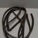 Weather Stripping Door Seal Strip - Soundproof Q-Shaped Foam for Exterior Door Frame, Large Gap Seal, Noise Cancelling, Easy to Install (Black, 19.8FT)