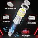 921 912 LED Reverse Light Bulbs Fit for Honda 2013-2025 Civic Sedan, 6000K Cool White, 600% Brightness with HD Projector Back Up Light Bulb, Plug and Play, Pack of 2