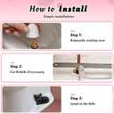 4 Pack Toilet Bolt Caps Decorative, Ceramic Cute Cat Screw Cover for Bottom of Toilet Fun Themed