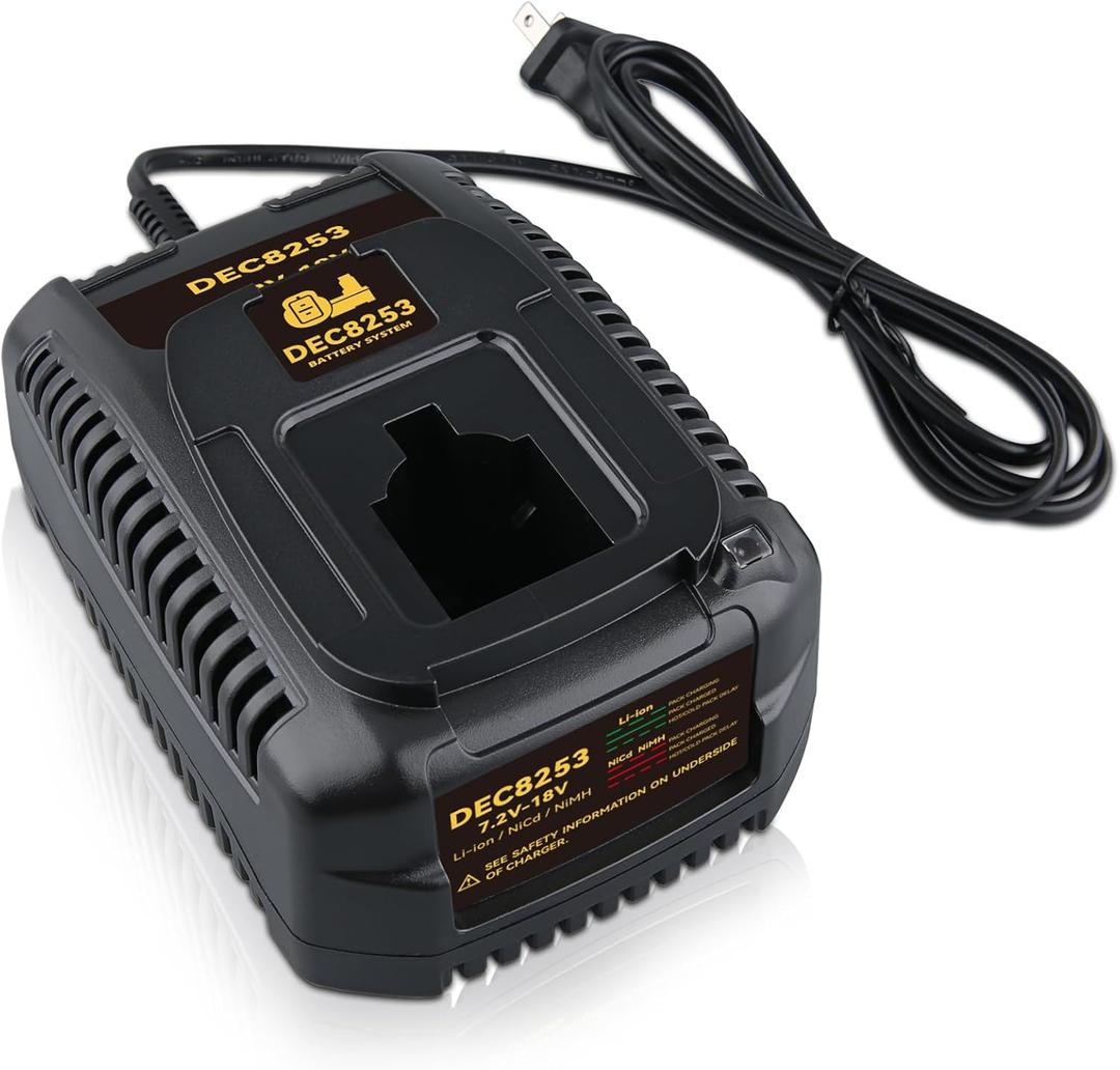 VANON DC9310 Charger Compatible with DEWALT 18V XRP Lithium Ion/NiCd/NiMH Battery DC9096 DC9098 DC9099 DW9099 DW9072 DW9057 DW9091 DW9094 DC9071 DW9062 DC9091 Cordless Power Tool Battery Charger 1Pack
