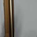 Ivilon Window Curtain Rod Decorative End Cap Design, 1 Inch Rod, 28 to 48 Inch. Warm Gold