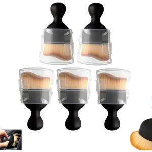 5Pcs Car Interior Cleaning Brush Set, Including Detailed car Cleaning Brushes, Suitable for Cleaning car interiors, Body Surfaces, air Vents, Sofas, and Computers.