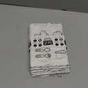 30 Pack | Disposable Splat Mats | Biodegradable + Compostable | THEO'S MATS | Under Highchair Splat Mat for Floor | Baby Led Weaning Supplies | (THEO001)