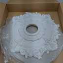 Ekena Millwork CM18RL 18-Inch OD x 3 1/2-Inch ID x 1 1/2-Inch Riley Ceiling Medallion (Primed)