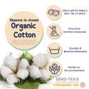 Mother's Choice Organic Cotton Baby Socks 0-6 Months - 12 pairs Soft, Cozy, and Gentle Newborn Socks for Girls & Boys, Perfect for Baby Registry, Everyday Wear, and Infant Comfort