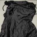 Memoriesea Women's Elegant Sleeveless High Neck Tie Cocktail Wedding Party Maxi Dress (Black), Small