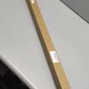 Shower Door Support Bracket, Stainless Steel Stabilizer Brace for 1/4"(6mm) 5/19"(8mm) 1/2"(10mm) Framless Shower Glass Door, 9.45 Inch Long, 3.4 Inch Right Bar, Matte Black (Glass on Right)