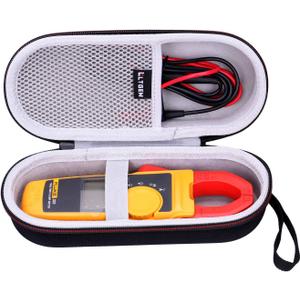 LTGEM Hard Case Compatible with Fluke 323/302+ / 301D / 324/325 Clamp Meter Clamp Multimeter AC-DC TRMS, Mesh Pocket for Accessories,(Case Only)