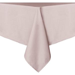 sancua Rectangle Tablecloth - 70 x 120 Inch - Stain and Wrinkle Resistant Washable Polyester Table Cloth, Decorative Fabric Table Cover for Dining Tables, Buffet Parties and Camping, Blush