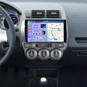 2G+64G Car Radio for Honda Jazz GD 2002-2008, 9 Inch IPS Touch Screen Android 14 Double Din Car Stereo Head Unit with Wireless CarPlay Android Auto GPS Bluetooth WiFi FM RDS SWC EQ HiFi Backup Camera
